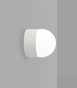 lighting republic-orb sur wall light-120-white-side-on.webp