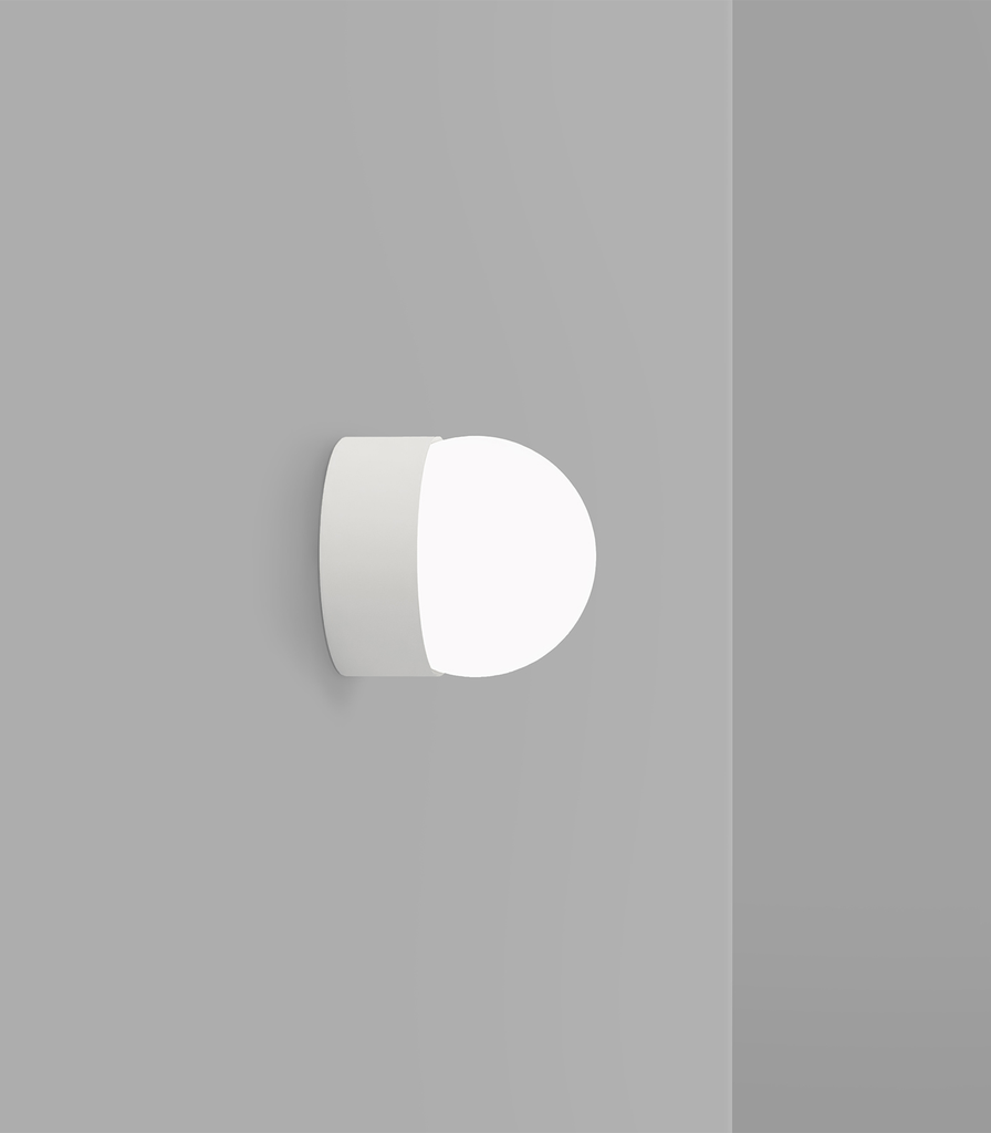 lighting republic-orb sur mini wall light-white-side-on.webp