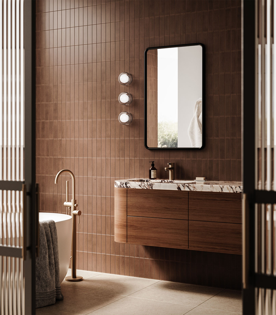 lighting republic-orb sur ribbed wall light-in situ-001.webp