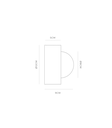 lighting republic-orb sur ribbed wall light-tech drawing.webp