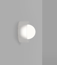 lighting republic-orb sur ribbed wall light-clear-side-on.webp