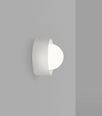 lighting republic-orb sur ribbed wall light-white-side-on.webp