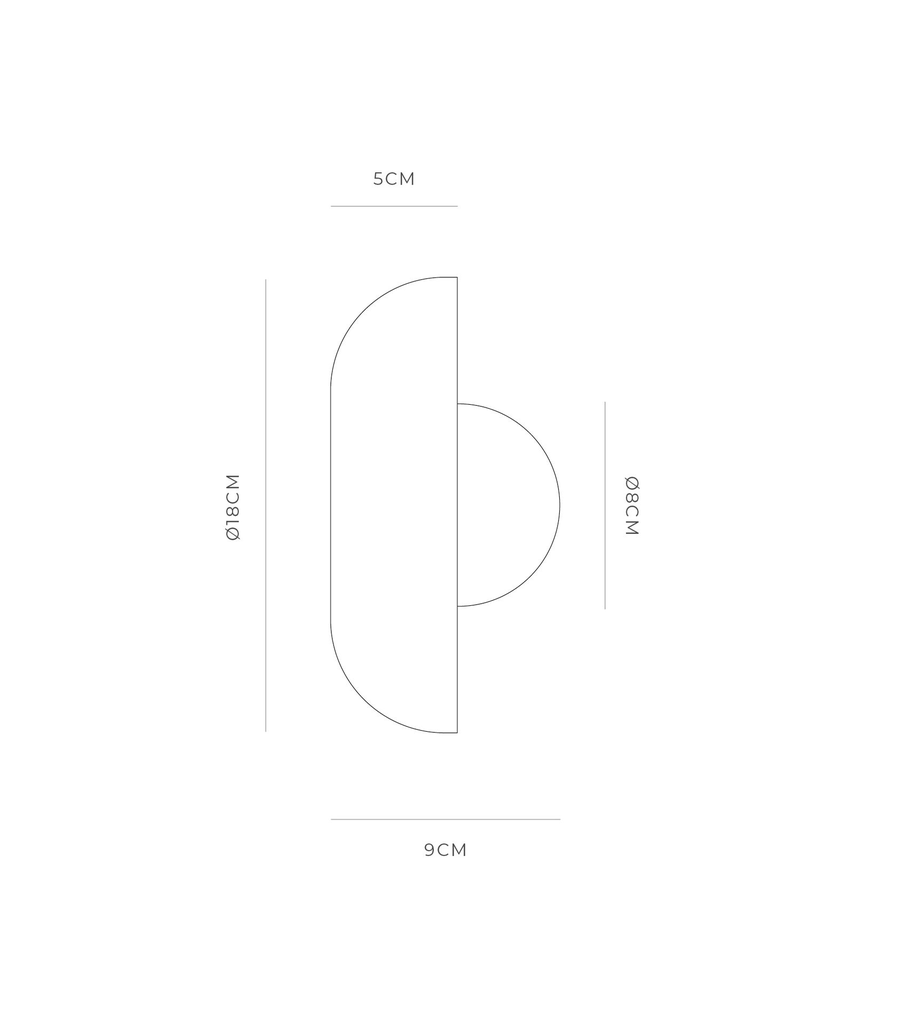 lighting republic-orb artisan wall light-80-tech drawing.webp