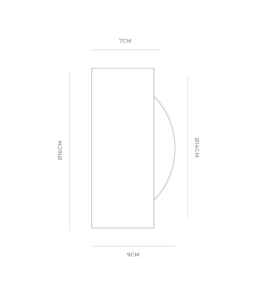 lighting republic-dome sur wall light-tech drawing.webp