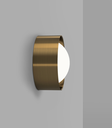 lighting republic-dome sur wall light-old brass-side-on.webp
