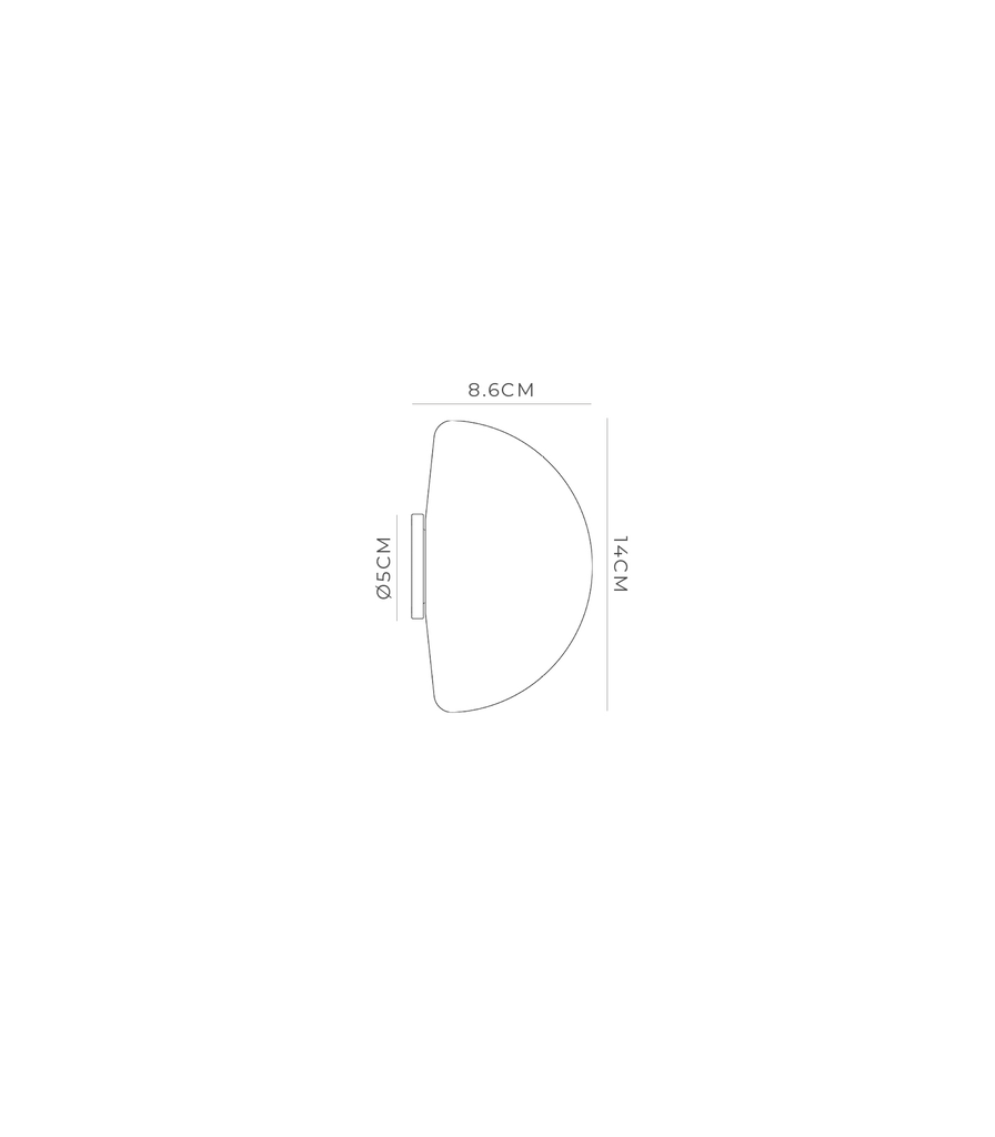 lighting republic-dome mirror wall light-tech drawing.webp