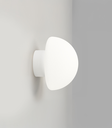 lighting republic-dome deco wall light-white-side-on.webp