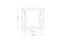 Mini Surface Mounting Profile Dimensions
