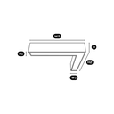 Line Opal Corner - Dimension Drawing
