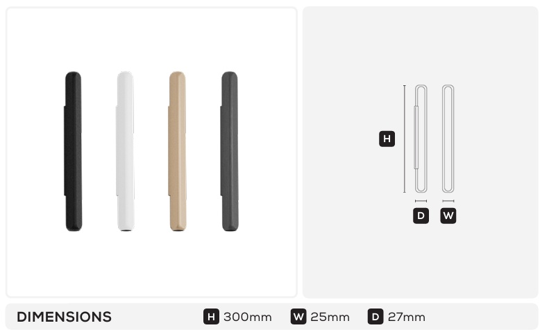 LS Wall - Finishes and Dimensions
