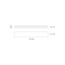 Verso Office 1200mm Dimension Drawing