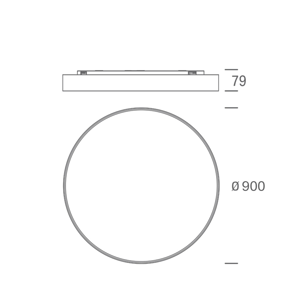 Compo Office 900mm Dimension Drawing