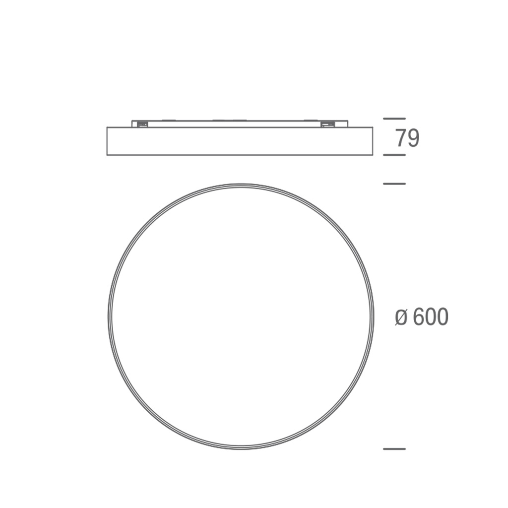 Compo Office 600mm Dimension Drawing
