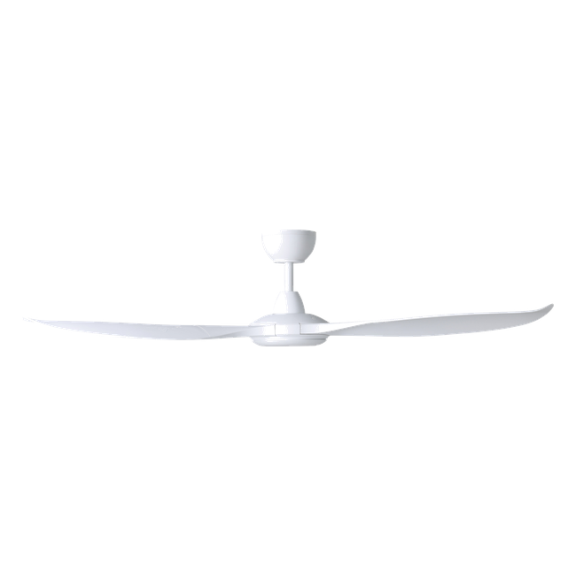 Kurra Ceiling Fan - White, side profile