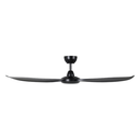 Kurra Ceiling Fan - Black, side profile