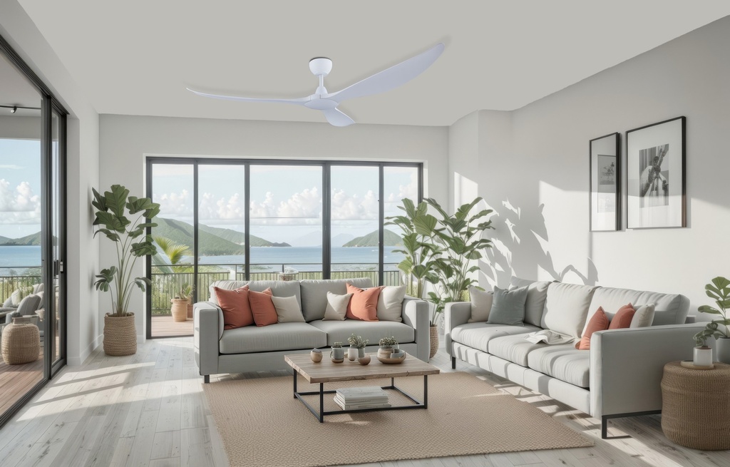 Kurra Ceiling Fan - Living room