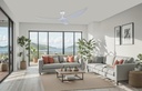 Kurra Ceiling Fan - Living room