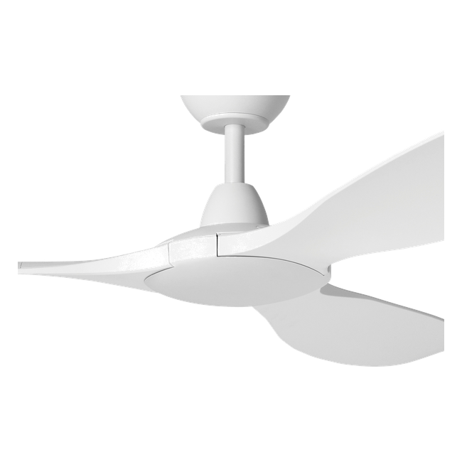 Kurra Ceiling Fan - White hub detail