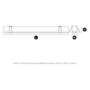 Line Opal Recessed Corner - Dimension Drawing