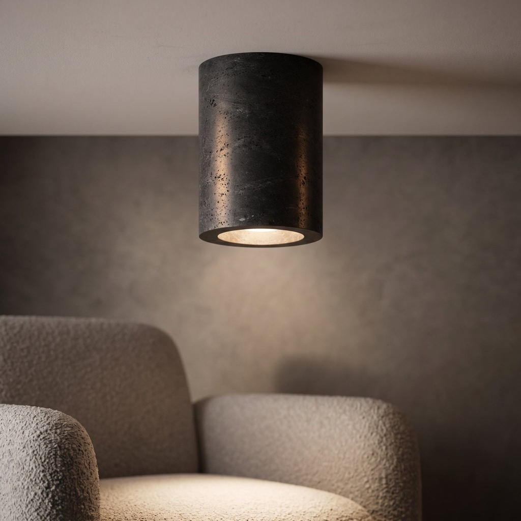 Wisp Travertine Surface Mounted Downlight - Lifestyle 1