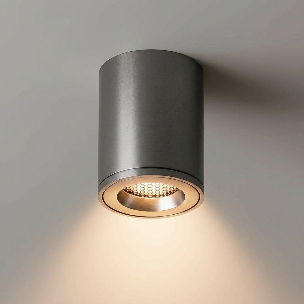 Carbon Aluminium Surface Mounted Downlight - Lifestyle 1