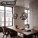 Skye Hand Blown Smoke Glass Pendant Light - Lifestyle 2
