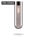 Siena Glass Pendant Light - Smoke Glass, Black