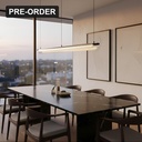 Flute Glass Linear Pendant Light - Lifestyle 2