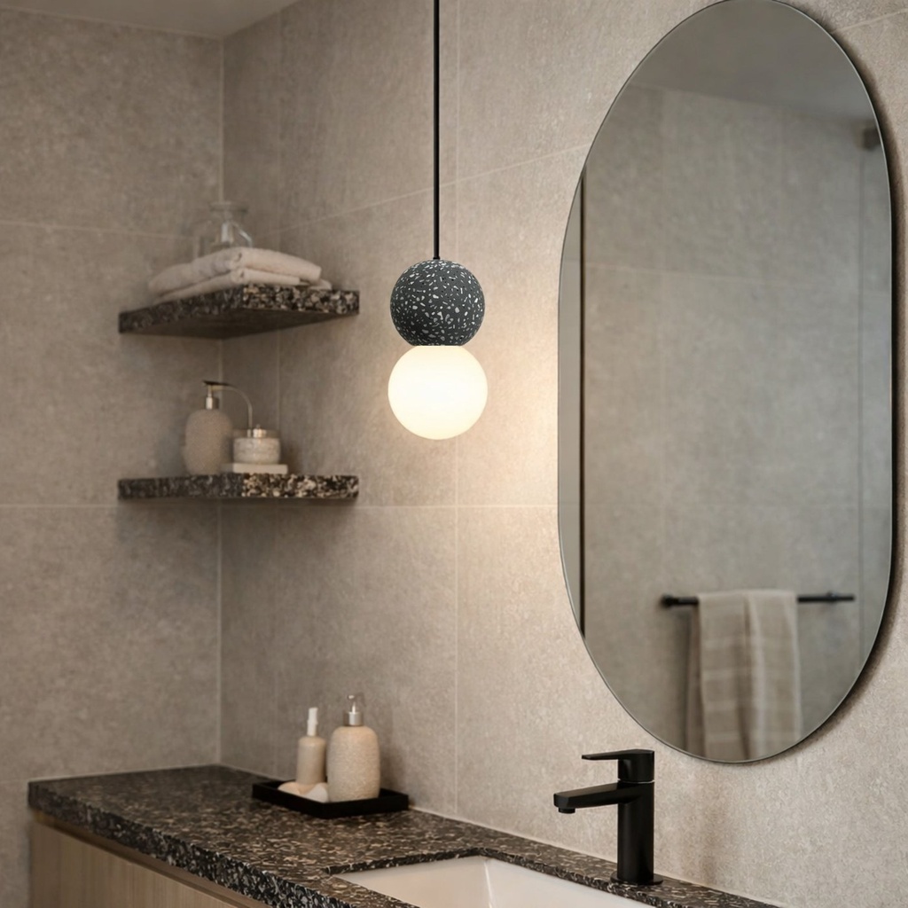 Noir Terrazzo Pendant Light - Lifestyle 4