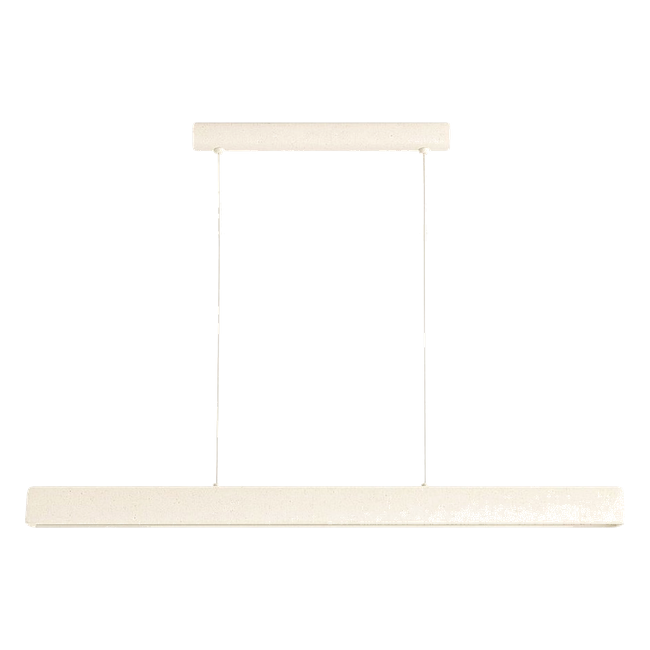 Clay Linear Pendant Light - Concrete