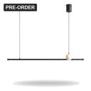 Rivo Travertine Linear Pendant Light - 2100mm