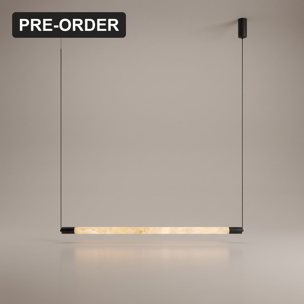Sora Alabaster Linear Pendant Light - Lifestyle 2