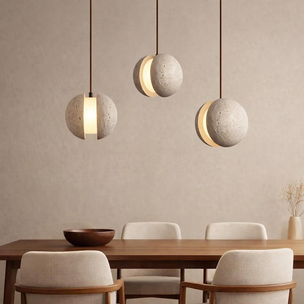 Sphera Stone Pendant Light - Lifestyle 4