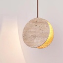 Nacre Natural Travertine Pendant Light - Lifestyle 3