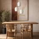 Clay Drop Natural Concrete Pendant Light - Lifestyle 1