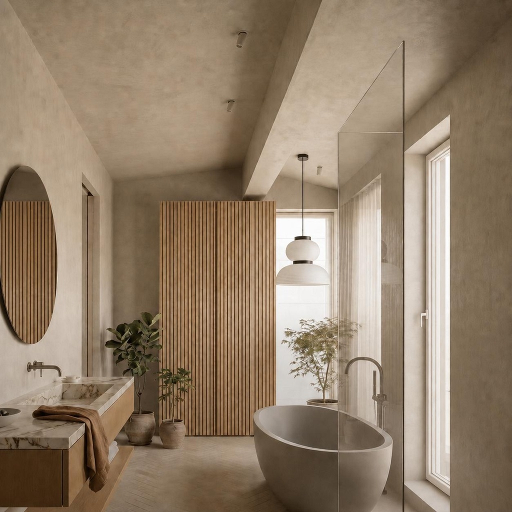 Kami Silk Pendant Light - Lifestyle 1