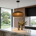 Zanora Oval Recycled Cardboard Pendant Light - Lifestyle 3