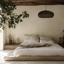 Zanora Oval Recycled Cardboard Pendant Light - Lifestyle 4