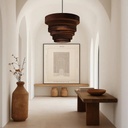 Dune Recycled Cardboard Pendant Light - Lifestyle 1