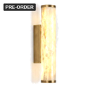 Alba Kari Ice Jade Indoor Wall Light - Brass