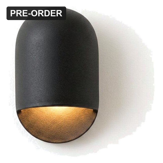 Vion Ceramic Outdoor Wall Light - Natural