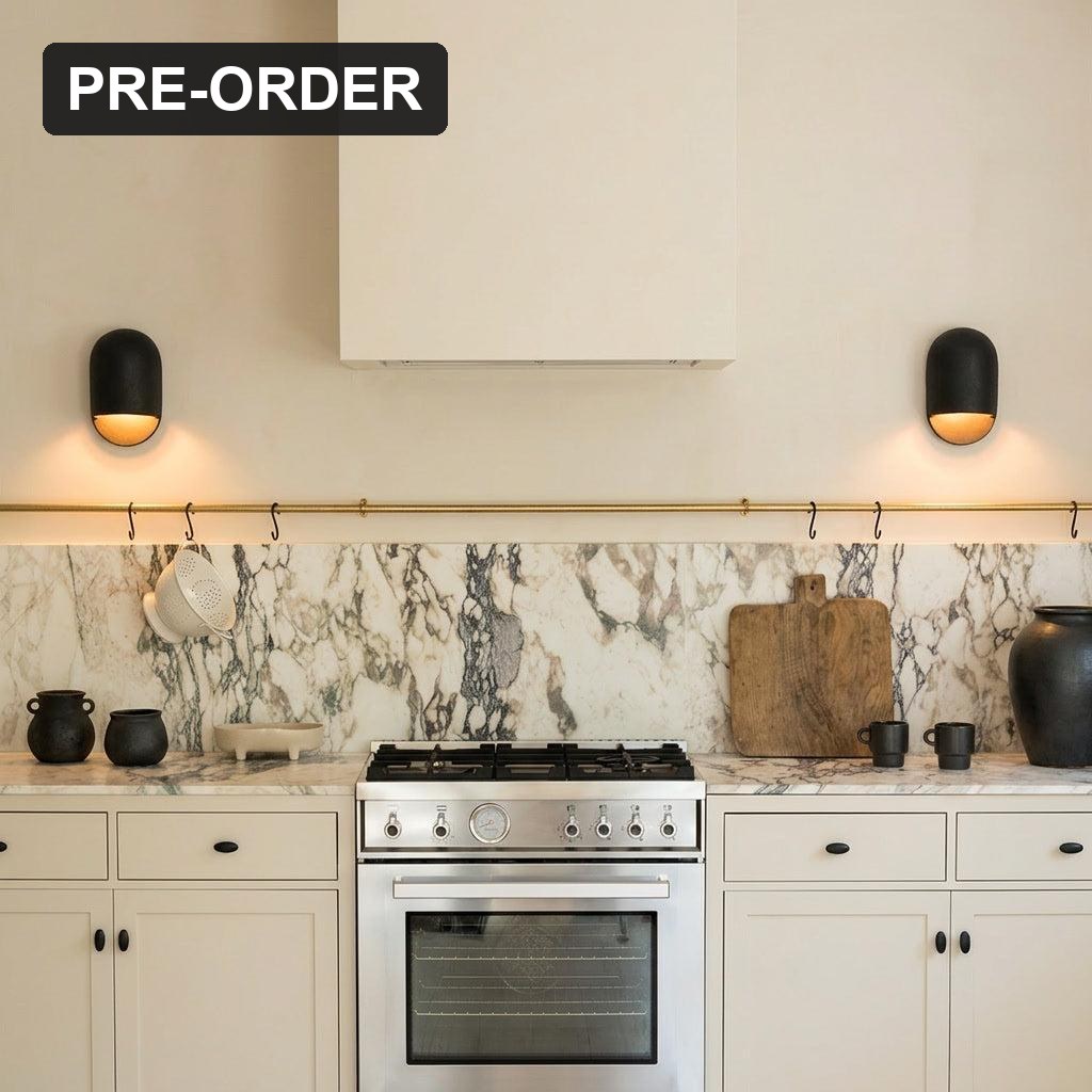 Vion Ceramic Outdoor Wall Light - Lifestyle 2