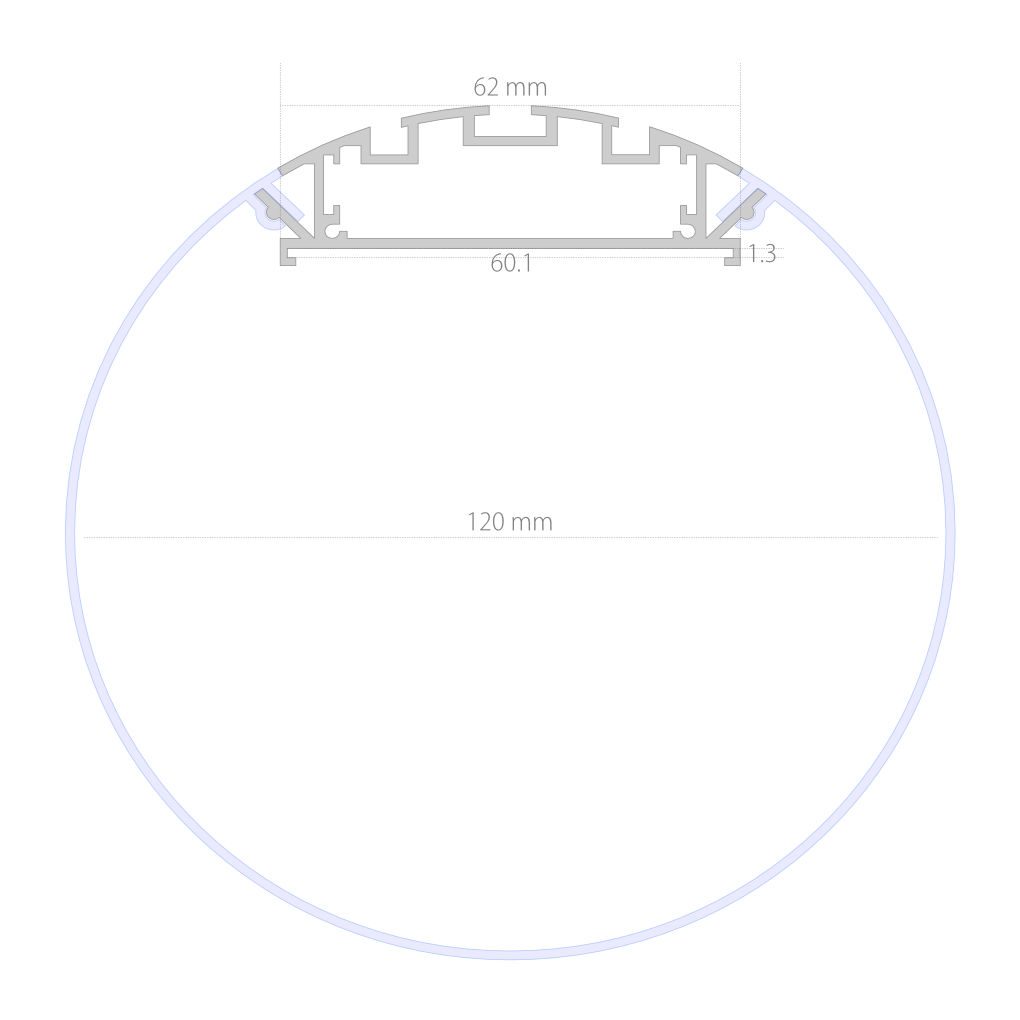 Circ 120 Mounting Profile Dimensions