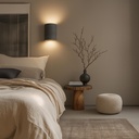 Wisp Travertine Indoor Up/Down Wall Light - Lifestyle 1
