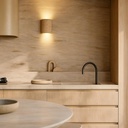 Wisp Travertine Indoor Up/Down Wall Light - Lifestyle 4