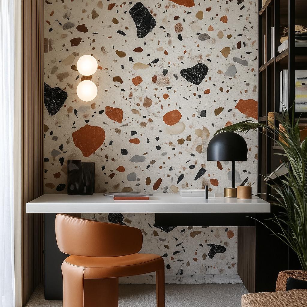 Noir Terrazzo Indoor Wall Light - Lifestyle 1