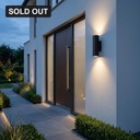 Aurora Concrete Outdoor Up/Down Wall Light - Lifestyle 2