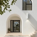 Aurora Concrete Outdoor Up/Down Wall Light - Lifestyle 3