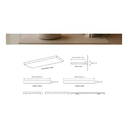 Cast Aluminium Wall Washer - Dimension Drawing (White Small)