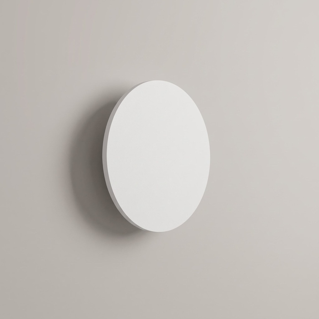 Selene White Plaster Halo Wall Light - Lifestyle 3